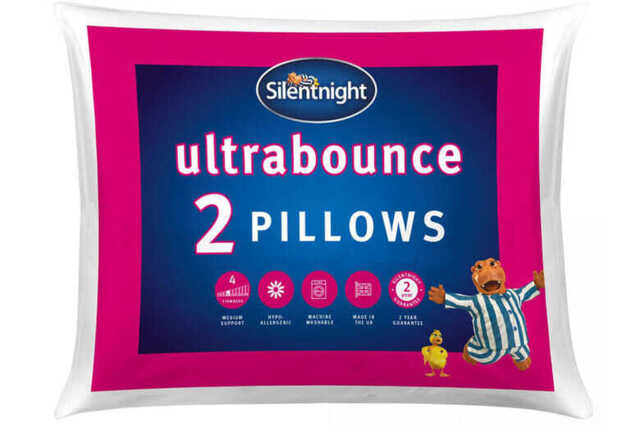 Silentnight Ultra Bounce Pillow Twin Pack, Pillow