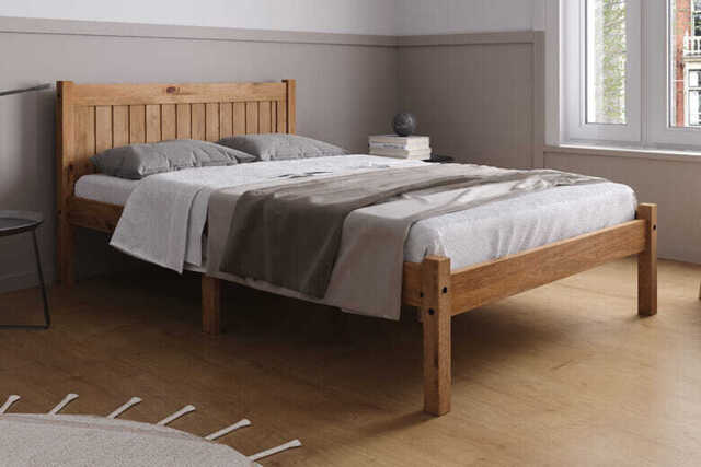 Rio Pine Bed, Small Double