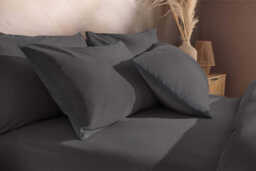 Silentnight Washed Cotton Rich Pillowcase Pair, Pillowcase Pair