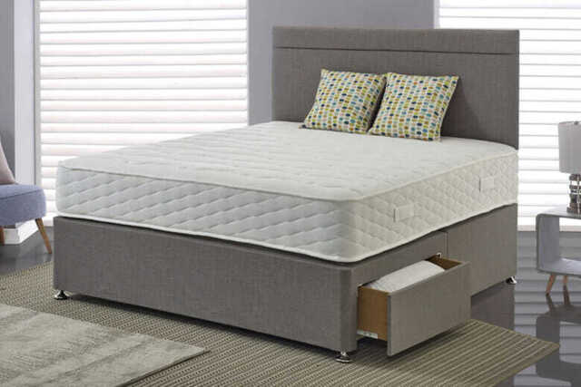 Jasmine Traditionally Sprung Mattress, Double