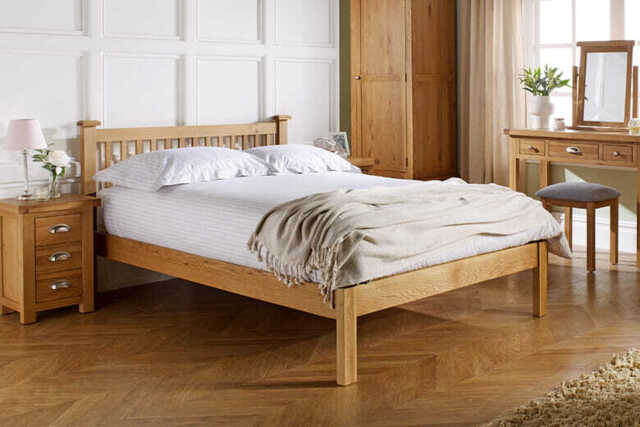 Woburn Oak Bed, King Size