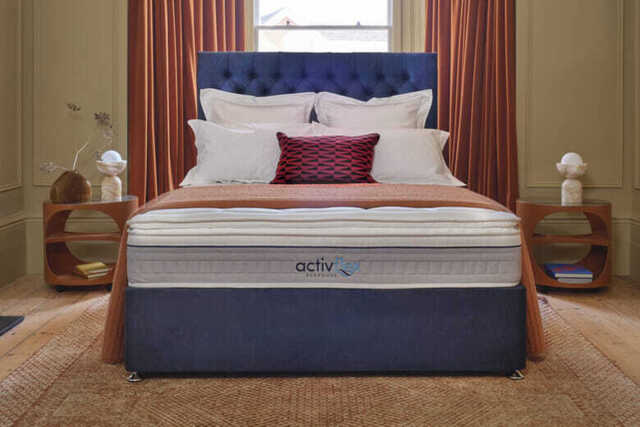 Sleepeezee ActivFlex Response 2600 Memory Mattress + Premium Divan Bed, Mink, 2 Drawer, Double