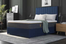 Emma� Original Elite Mattress + Premium Divan Bed, Teal, No Drawer, Super King