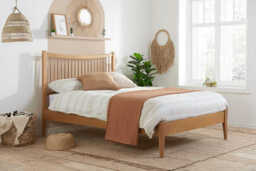 Berwick Solid Oak Bed, Double