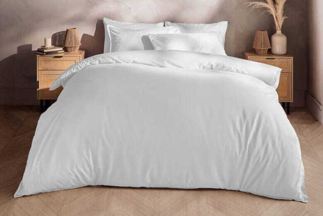 Silentnight Washed Cotton Rich Duvet Set, Single