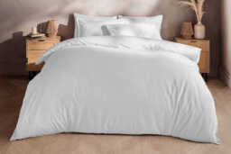 Silentnight Washed Cotton Rich Duvet Set, Single