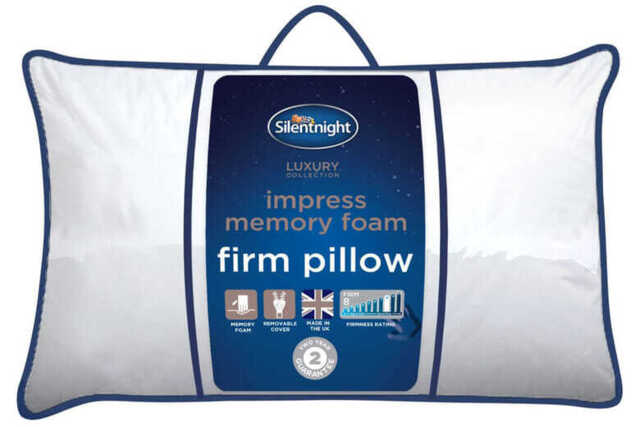 Silentnight Impress Memory Foam Pillow � Firm, Pillow