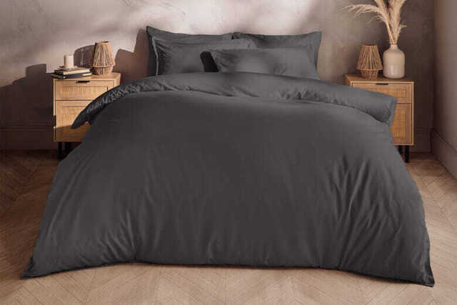 Silentnight Washed Cotton Rich Duvet Set, Single