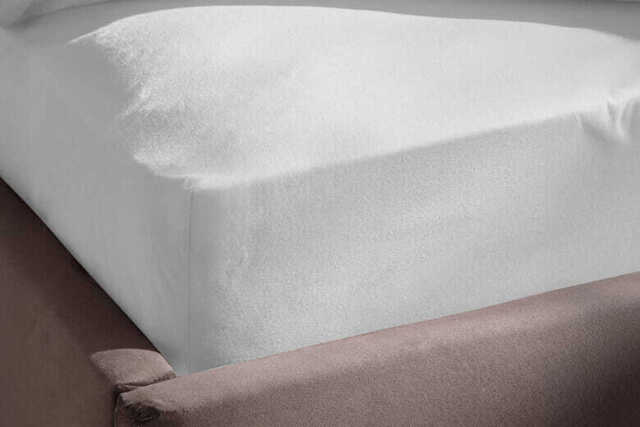 Silentnight Washed Cotton Rich Fitted Sheet, Double
