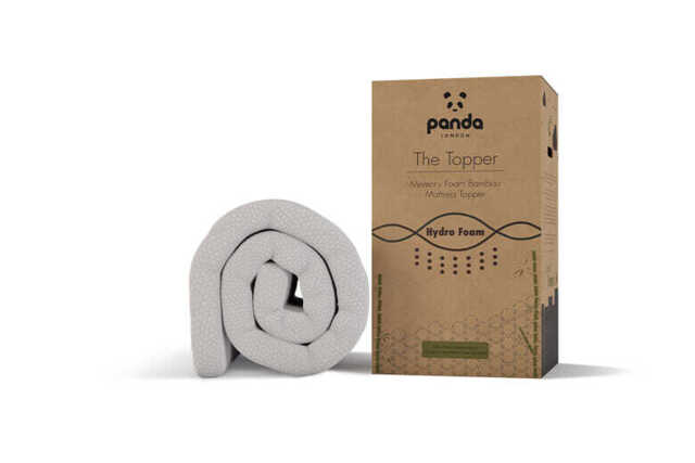 Panda� Bamboo Memory Foam Mattress Topper, Double