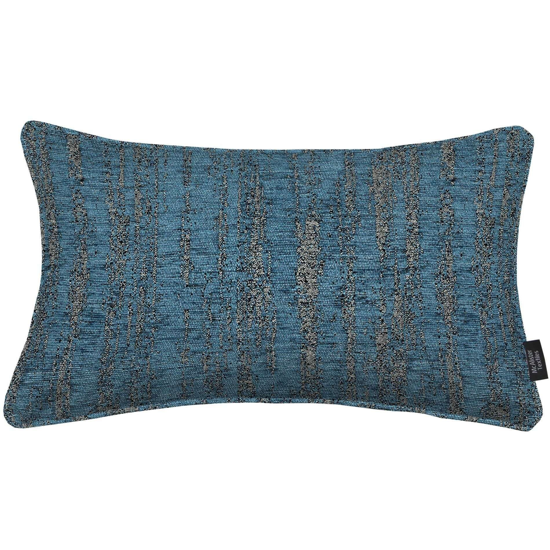Textured Chenille Denim Blue Pillow, Cover Only / 50cm x 30cm