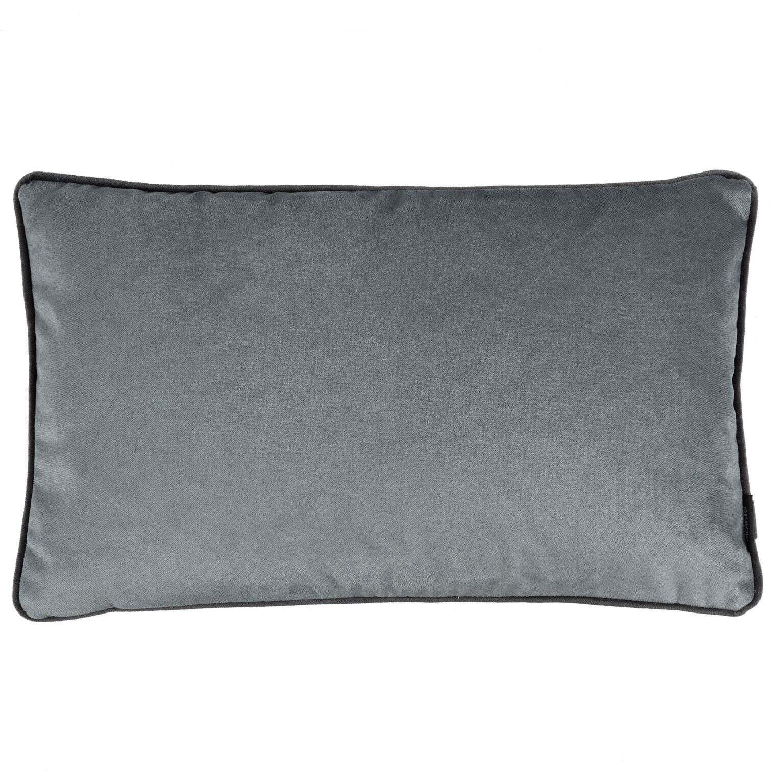 Matt Soft Silver Velvet Pillow, Cover Only / 50cm x 30cm