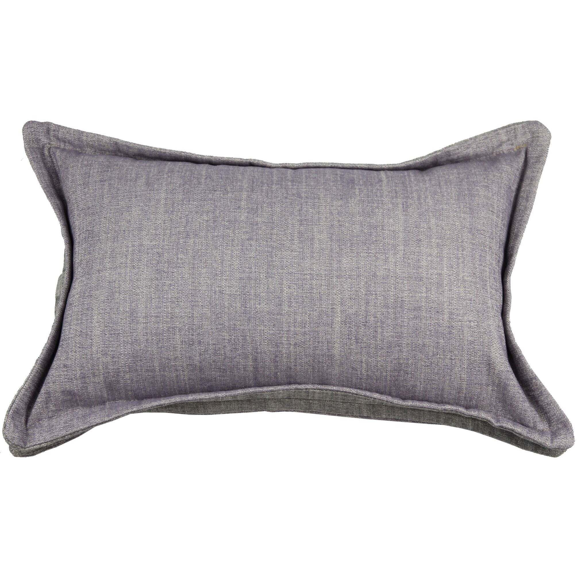 Rhumba Accent Lilac Purple + Grey Pillow, Cover Only / 50cm x 30cm