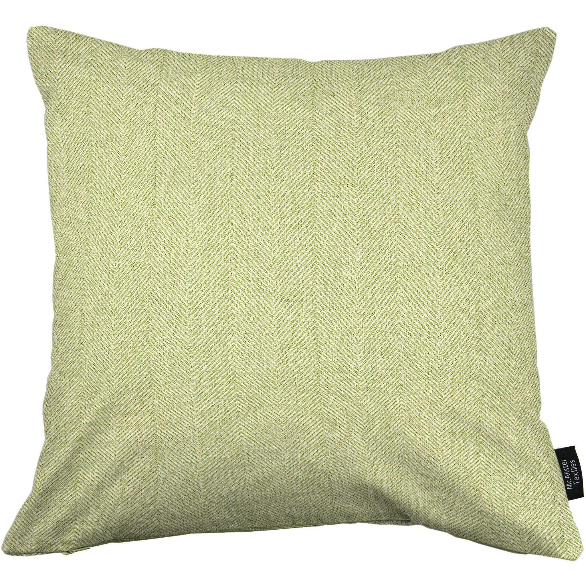 Herringbone Sage Green Cushion, Cover Only / 43cm x 43cm