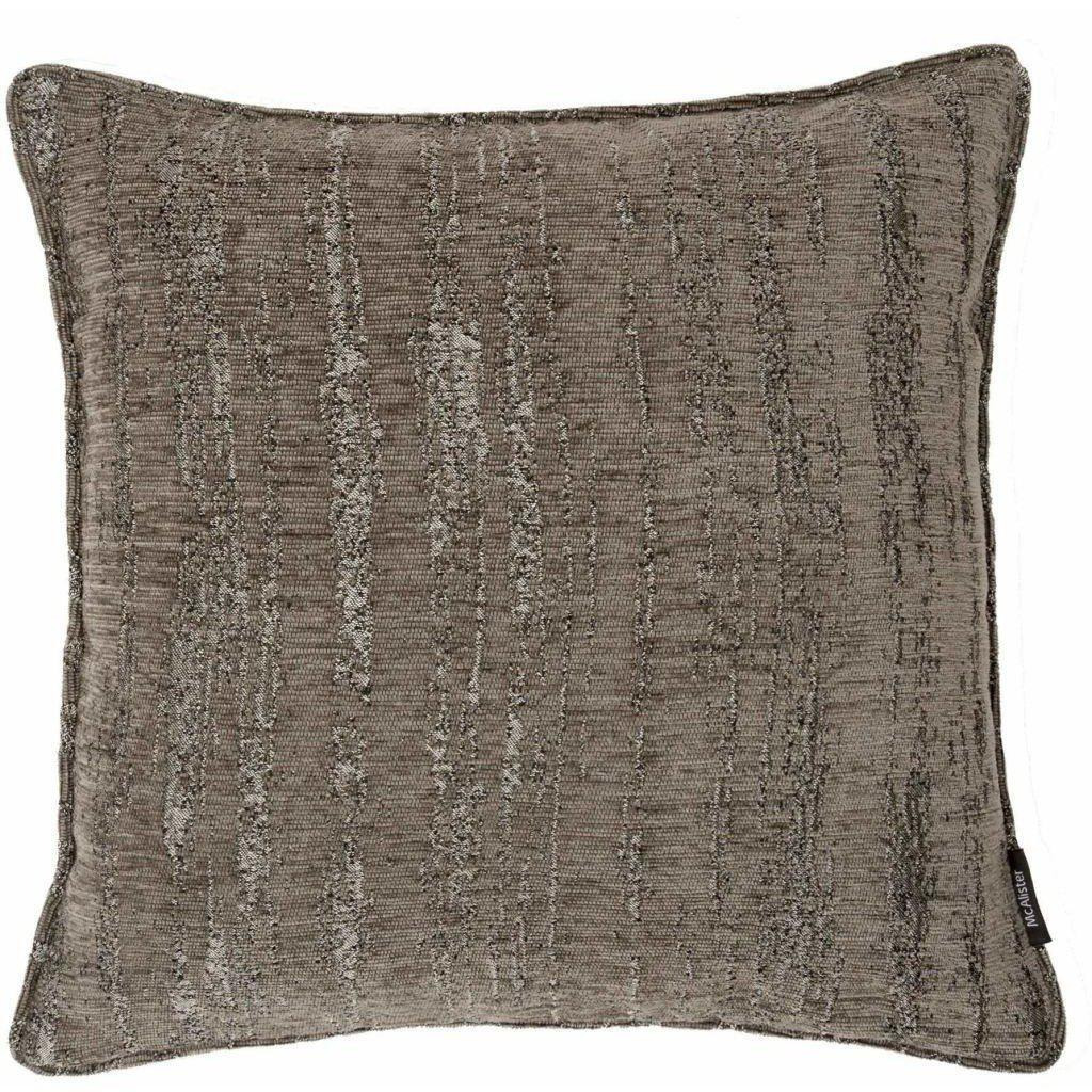 Textured Chenille Charcoal Grey Cushion, Cover Only / 43cm x 43cm