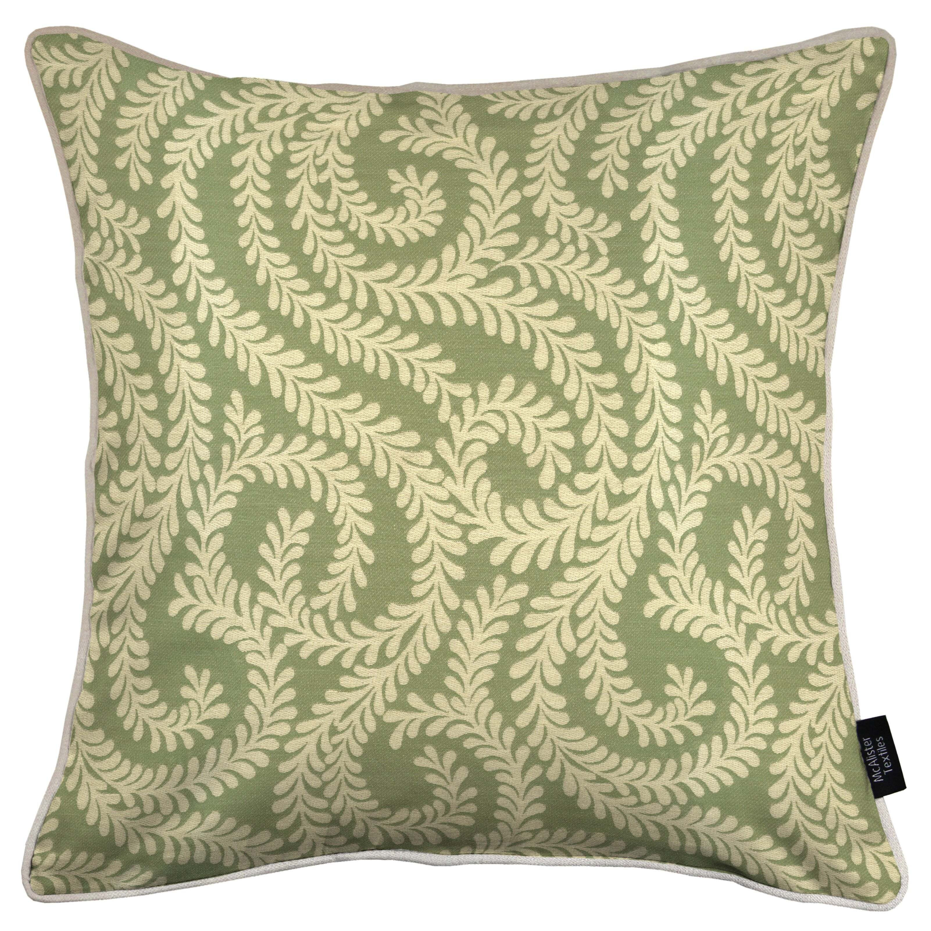 Little Leaf Sage Green Cushion, Cover Only / 43cm x 43cm