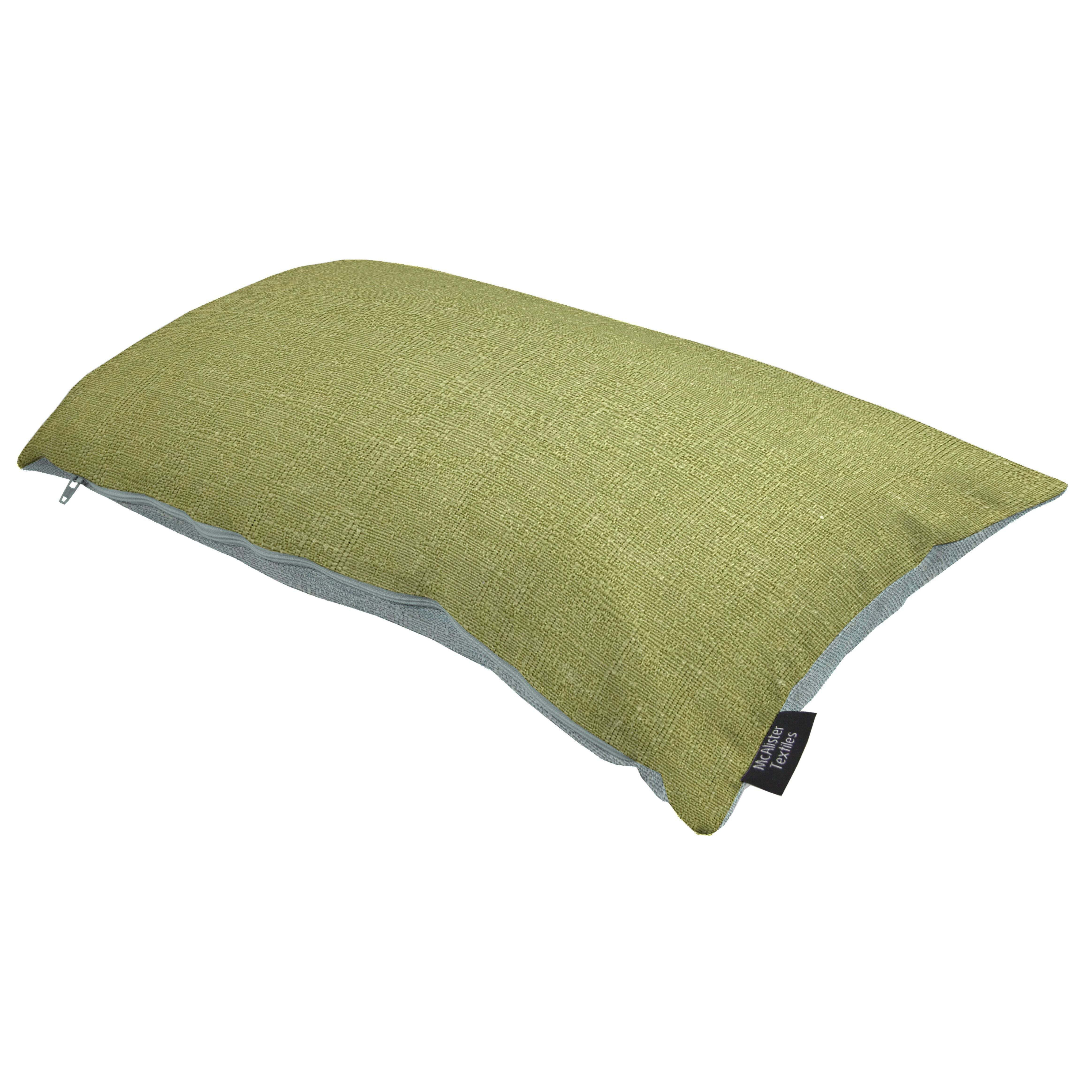 Harmony Sage Green and Duck Egg Plain Cushions, Cover Only / 60cm x 40cm