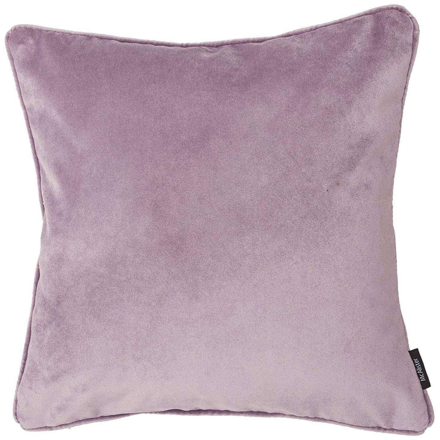 Matt Lilac Purple Velvet Cushion, Cover Only / 43cm x 43cm