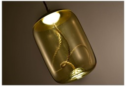 Tall Capsule Glass Hanging Ceiling Light - thumbnail 3
