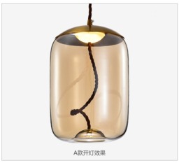 Tall Capsule Glass Hanging Ceiling Light - thumbnail 5
