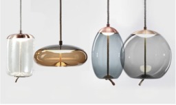 Globe Glass Hanging Ceiling Light - thumbnail 3