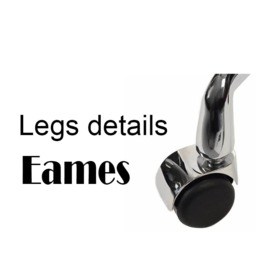 Eames Style Soft Pad Mid Back Office Chair - thumbnail 6