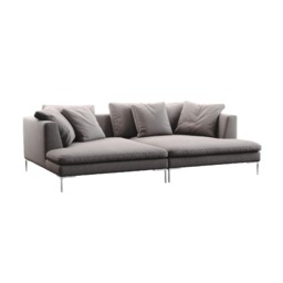Charles Double Chaise Sofa - thumbnail 1