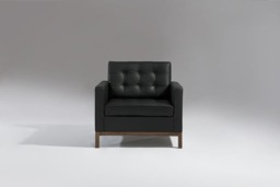 Florence Knoll Style Armchair (Wood)