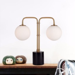 Double Globe Table Lamp - thumbnail 3