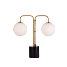 Double Globe Table Lamp
