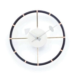 George Nelson Style Steering Wheel Wall Clock - thumbnail 1