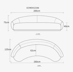 Kagan Curved Sofa - thumbnail 6