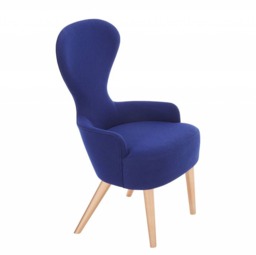 Tom Dixon Style Wingback Dining Chair - thumbnail 5