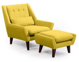 Mid-Century Accent Armchair - thumbnail 1