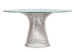Warren Platner Style Glass Dining Table - thumbnail 6