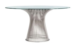 Warren Platner Style Glass Dining Table - thumbnail 5
