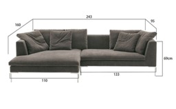 L-Shape Charles Large Sofa - thumbnail 2