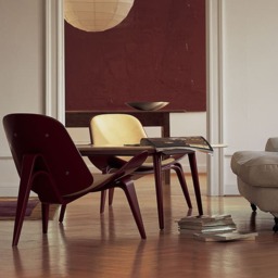 Wegner Style Shell Chair - thumbnail 4