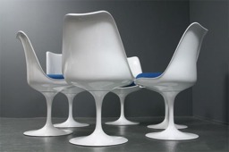 Eero Saarinen Style Armless Dining Chair - thumbnail 2