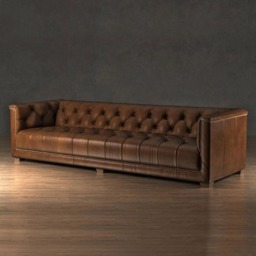 Savoy Vintage Leather 3 Seater Sofa - thumbnail 5