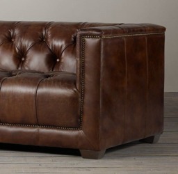 Savoy Vintage Leather 3 Seater Sofa - thumbnail 8