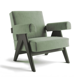 Pierre Jeanneret Style Armchair - thumbnail 2