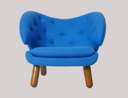 Finn Juhl Style Pelican Chair (Buttons) - thumbnail 2