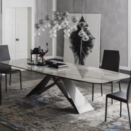 Skyway Sintered Stone Dining Table - thumbnail 1