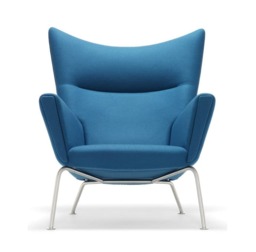 Wegner Style Wing Chair - thumbnail 2