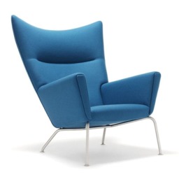 Wegner Style Wing Chair - thumbnail 3