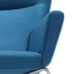 Wegner Style Wing Chair - thumbnail 4