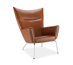 Wegner Style Wing Chair