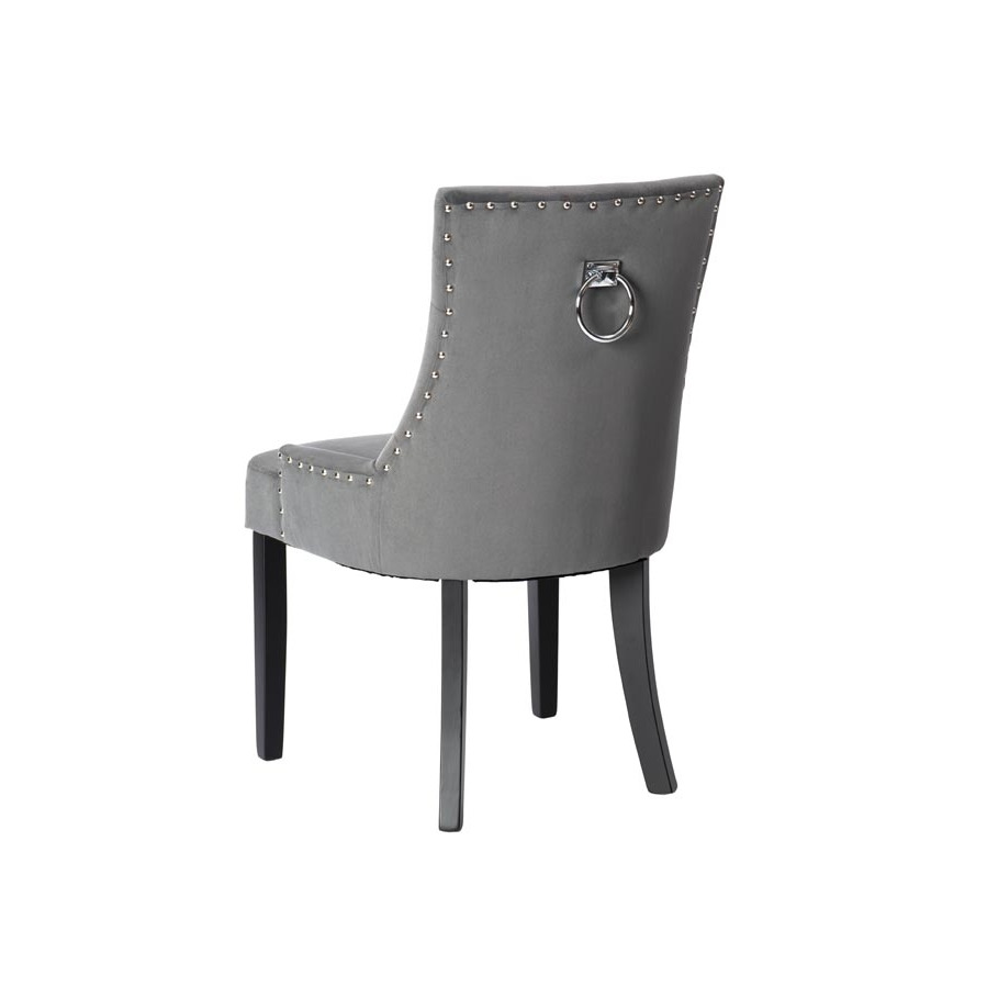 Torino Dining Chair with Back Ring - Smoke