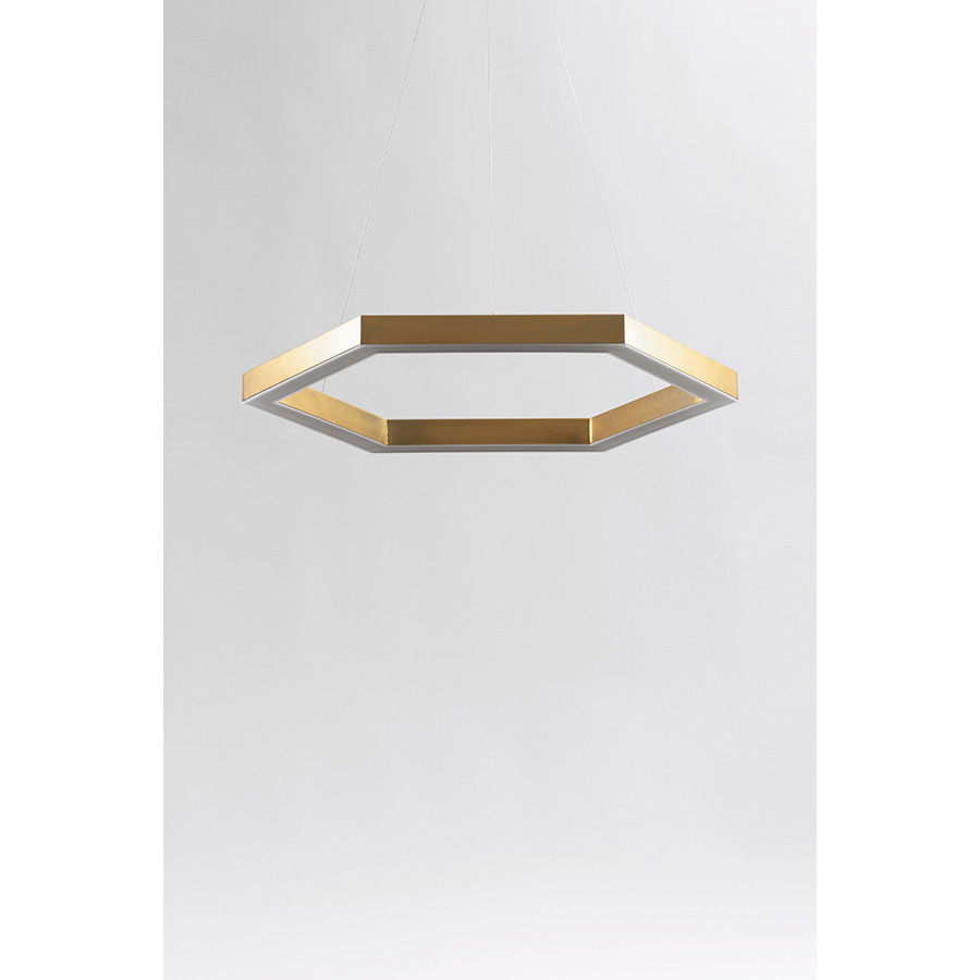 Alveare Brass LED Pendant Light
